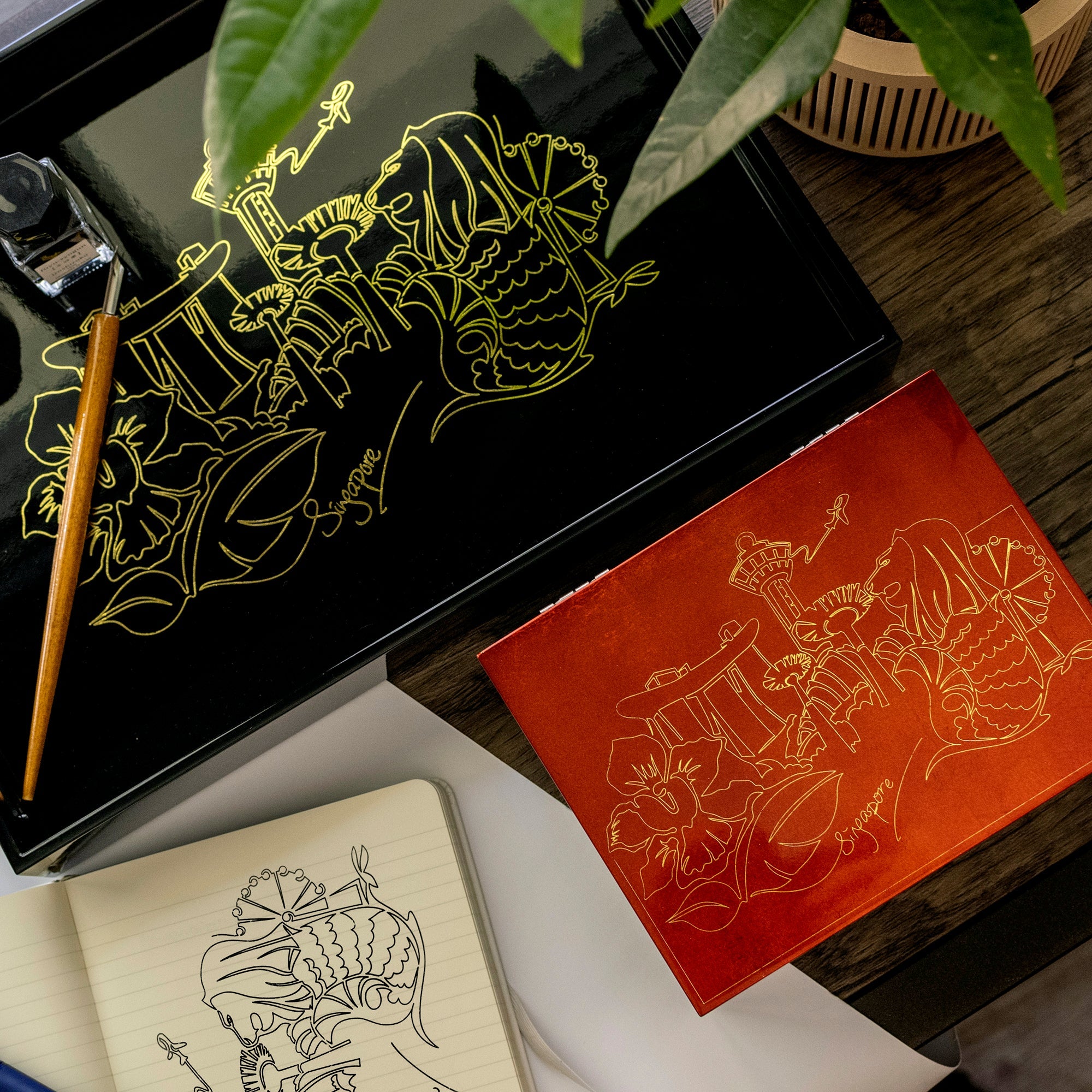 One Line Singapore Collection - Qua | Distinctive Gifts