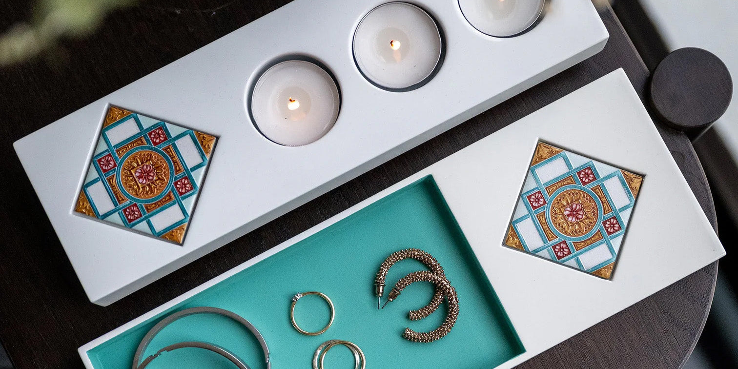 Candle & Wine Holders