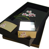 Desk Set D (In-Tray, Business Card Box & Notelet Holder) - Orchid