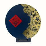 Display Plate with Stand, Harmony Tapestry