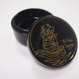 Round Trinket Box, One Line Singapore (The Merlion)