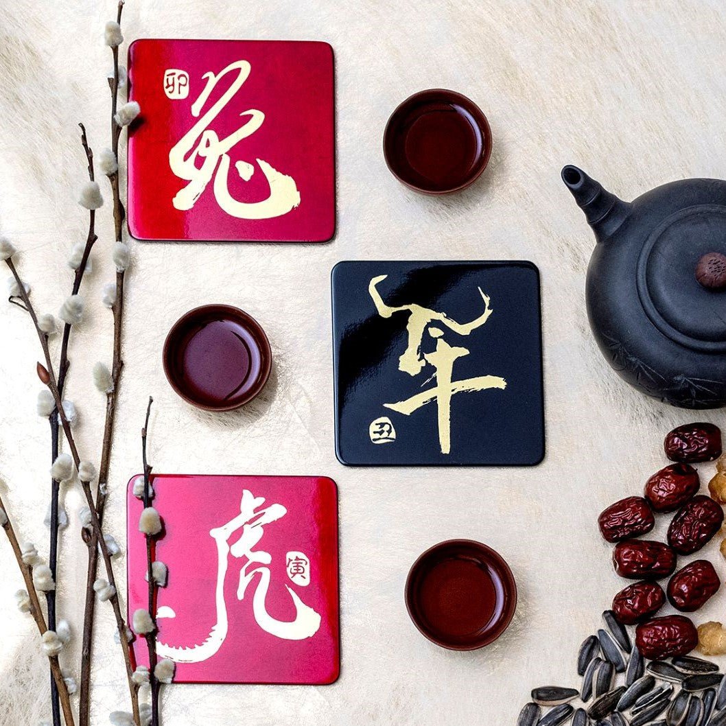 Coaster (each), Zodiac(Horse) - Qua | Distinctive Gifts
