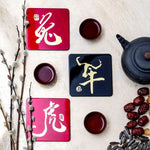 Coaster (each), Zodiac(Horse) - Qua | Distinctive Gifts