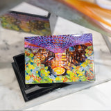 Business Card Box, City in Blossom - Jewel Within