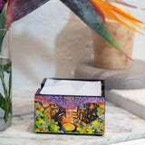 Notelet / Memo Pad Holder (Jewel Within) - City In Blossom