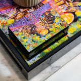 Business Card Box, City in Blossom - Jewel Within