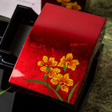 Desk Accessories A (Business Card Box & Pen Holder) - Orchid