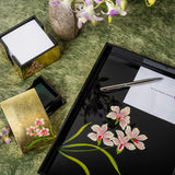 Desk Set D (In-Tray, Business Card Box & Notelet Holder) - Orchid