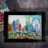 Serving Tray, Singapore City (Qua x ART:DIS) - Singapore Flyer - Qua | Distinctive Gifts