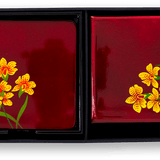 Desk Accessories B (Coaster, Set of 4 & Square Box) - Orchid - Qua | Distinctive Gifts