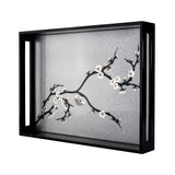Rectangle Serving Tray, Cherry Blossom - Qua | Distinctive Gifts